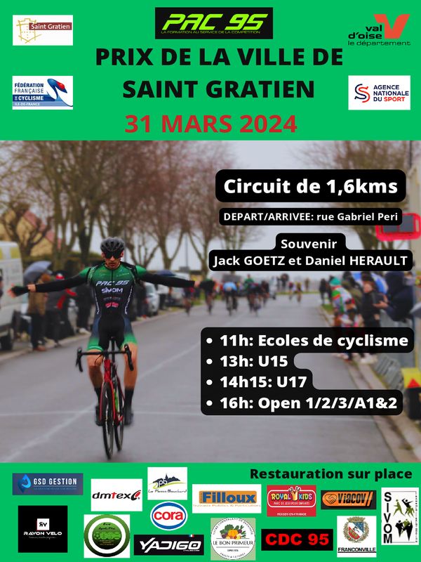 Course ROUTE Saint Gratien 31 mars
