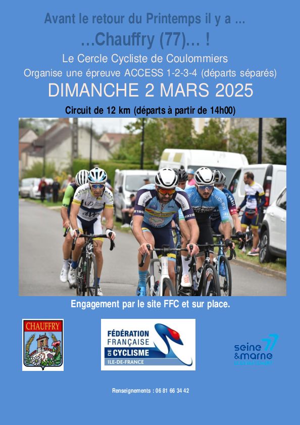 Course ROUTE Chauffry 2 mars