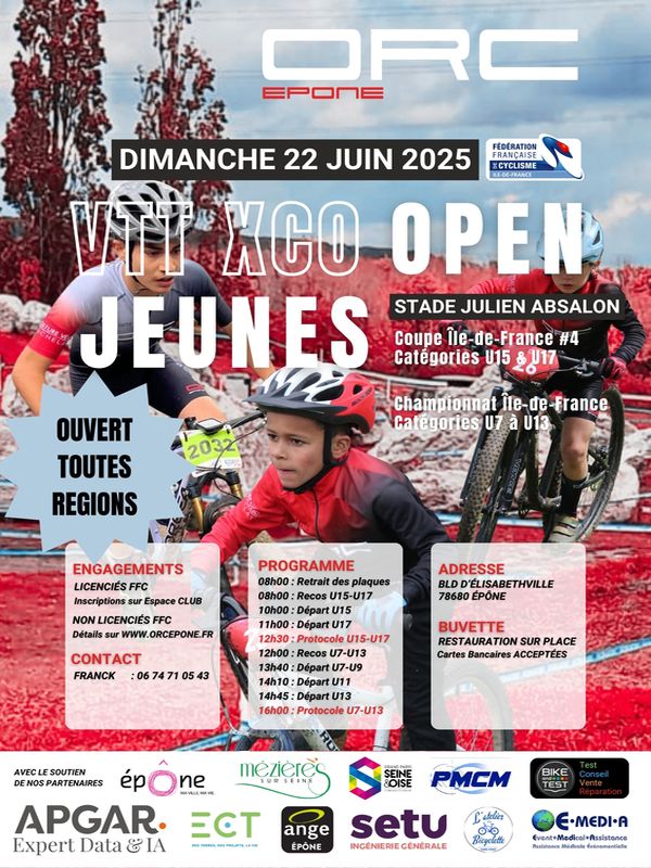 Course VTT Epone 22 juin