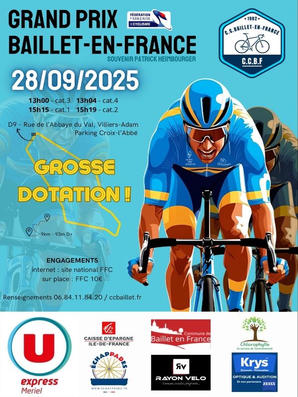 course ROUTE Baillet en France 2025-09-28